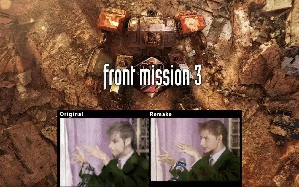 Front Mission 3 Remake: Polêmicas Sobre o Upscale e Alterações de Imagens