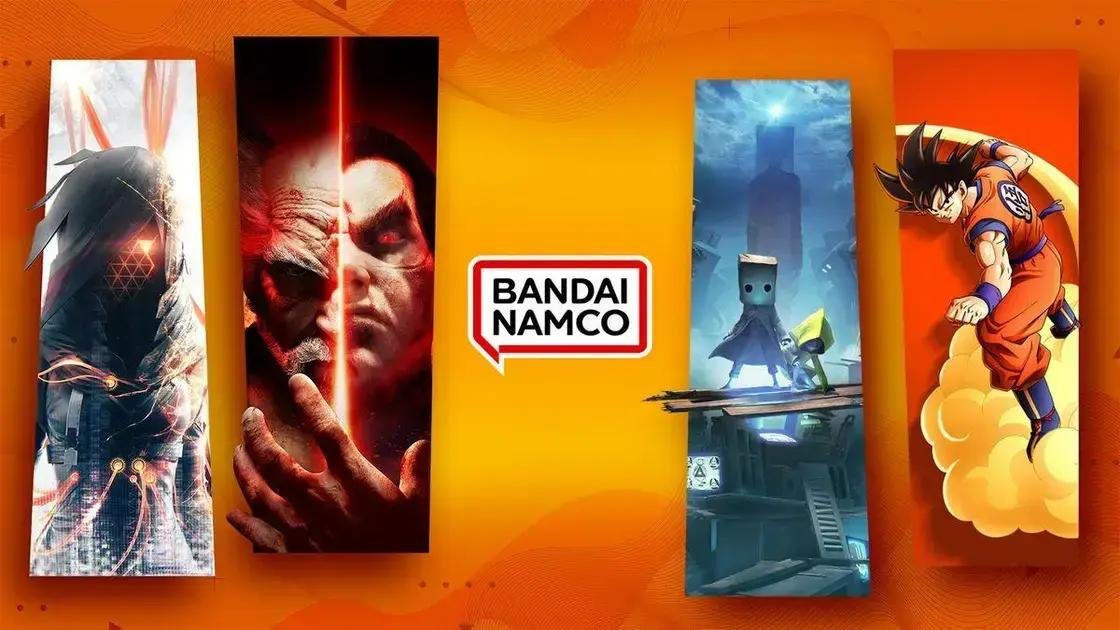 Bandai Namco anuncia Summer Showcase 2025 com grandes novidades em jogos
