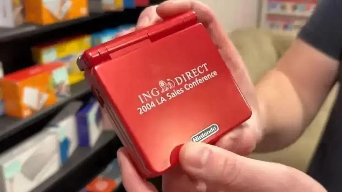 A Rara Game Boy Advance SP Edição ING Direct que Surpreendeu Colecionadores
