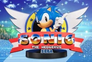 Nova figura do Sonic faz homenagem à tela de título clássica do jogo