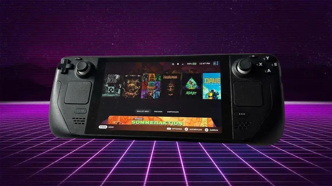 Incrível restauração de uma Steam Deck com peças de Nintendo DS!