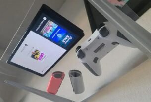 Usuário inova com setup inusitado para jogar Nintendo Switch deitado