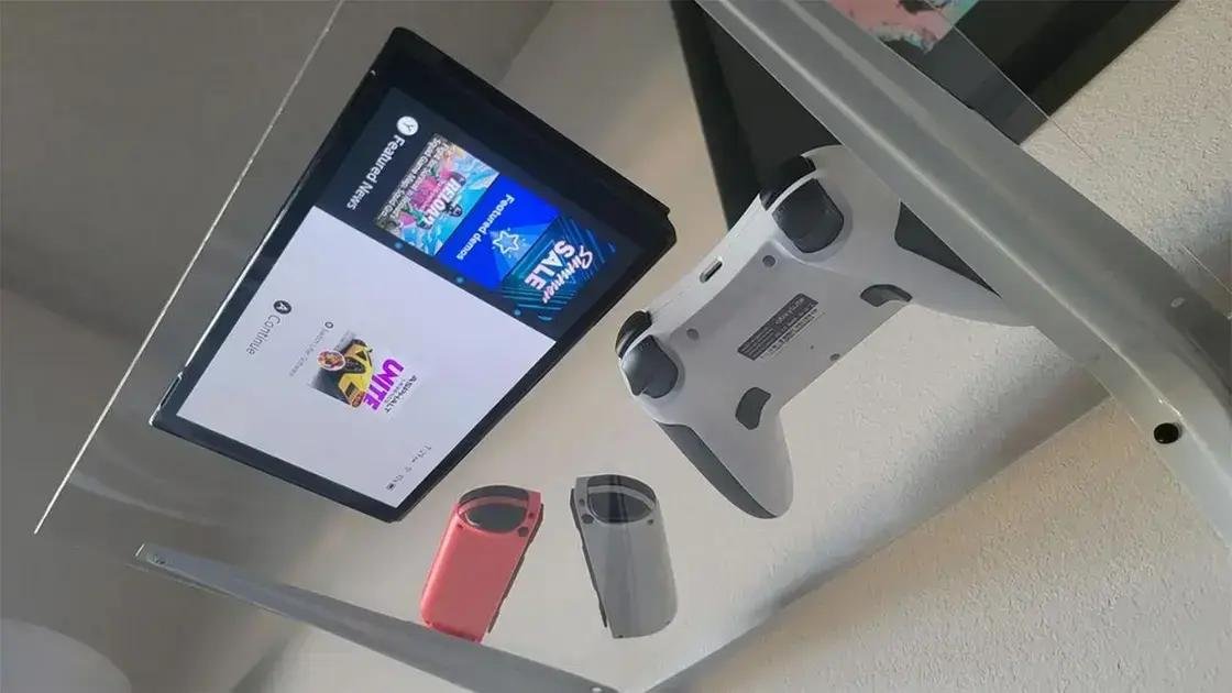 Usuário inova com setup inusitado para jogar Nintendo Switch deitado