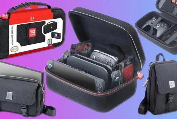 Aproximando você da Game Traveler Deluxe Travel Case para Nintendo Switch 2!