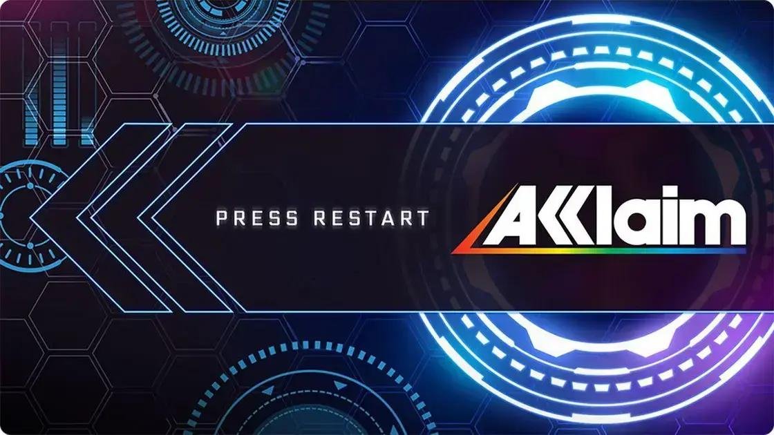 Acclaim anuncia seu retorno com o Play Acclaim Showcase