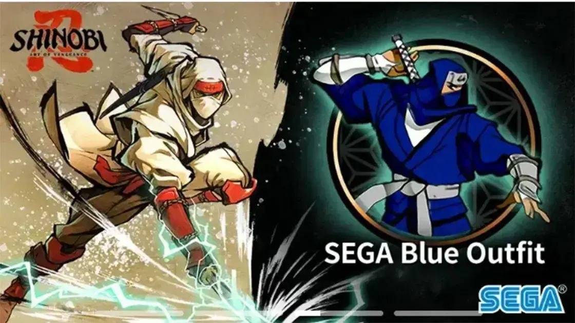 Como obter o traje azul de SEGA em Shinobi: Art of Vengeance
