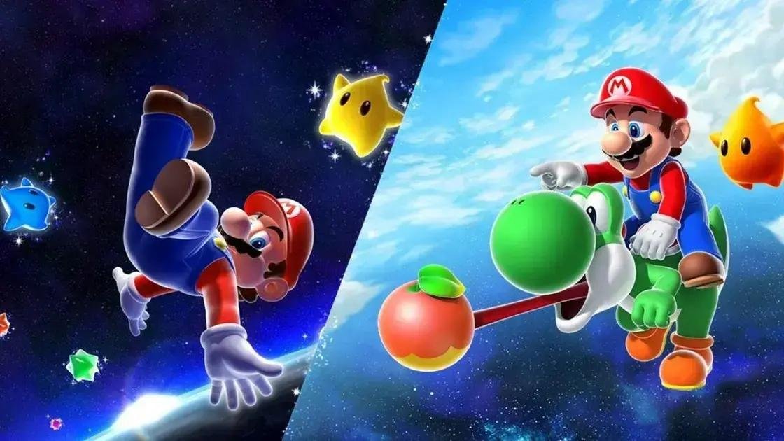 Reserve já: Super Mario Galaxy e Galaxy 2 chegam ao Switch com novidades