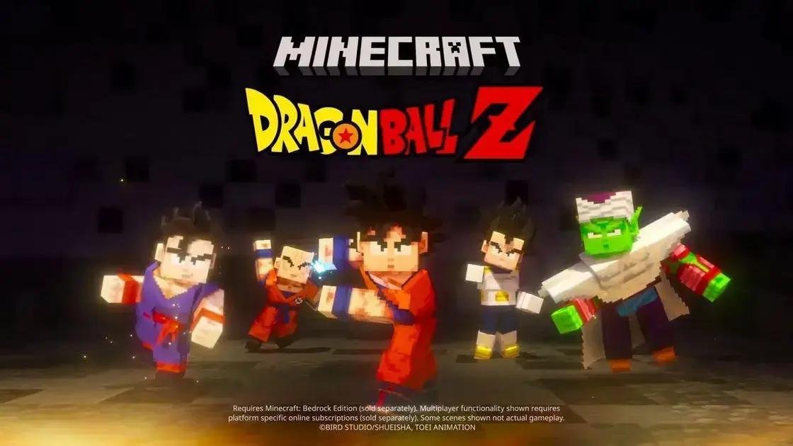 Minecraft e Dragon Ball Z: uma colaboração que promete agitar