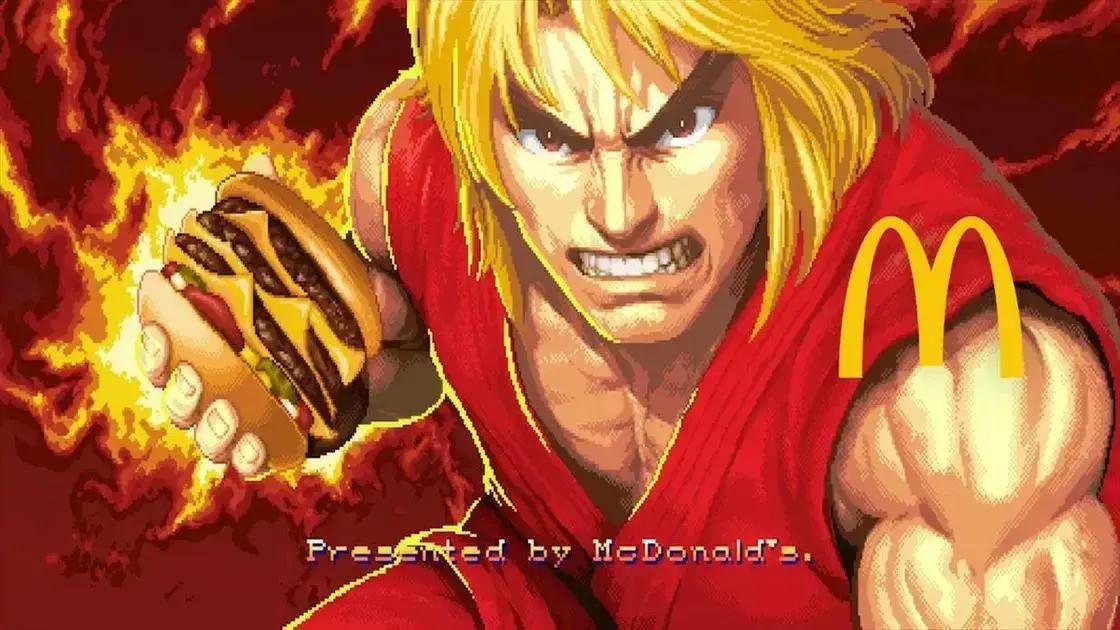 Colaboração entre McDonald's e Street Fighter chega ao Japão em breve!