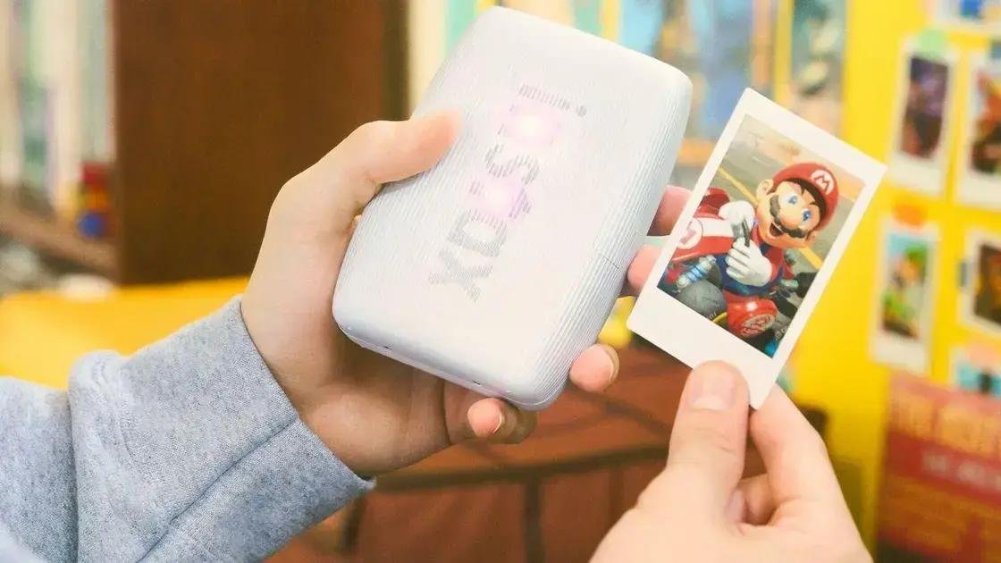 Instax Mini Link 3: a nova impressora que une fotografia e jogos Nintendo
