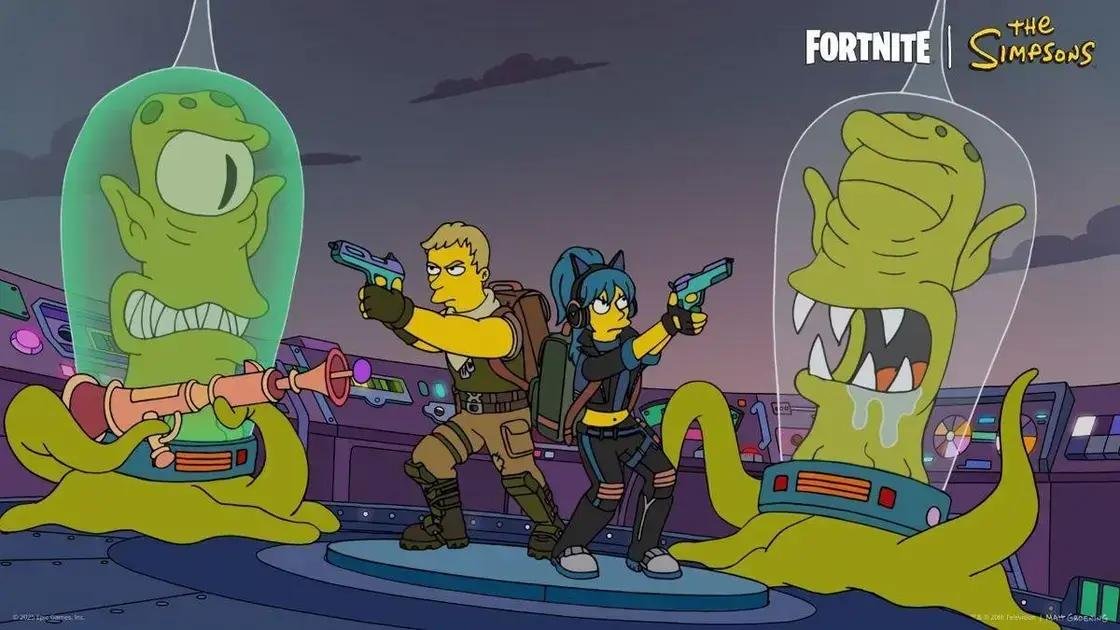 Minitemporada de Fortnite com Os Simpsons começa neste fim de semana