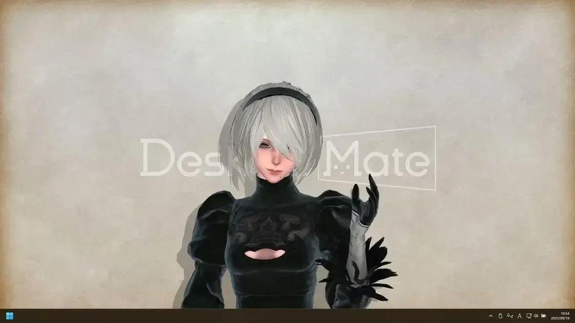 2B de NieR: Automata chega ao Desktop Mate como novo DLC