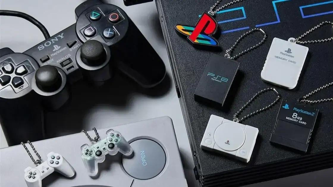 Galletas PlayStation fazem sucesso no Japão com mini colgantes de consoles
