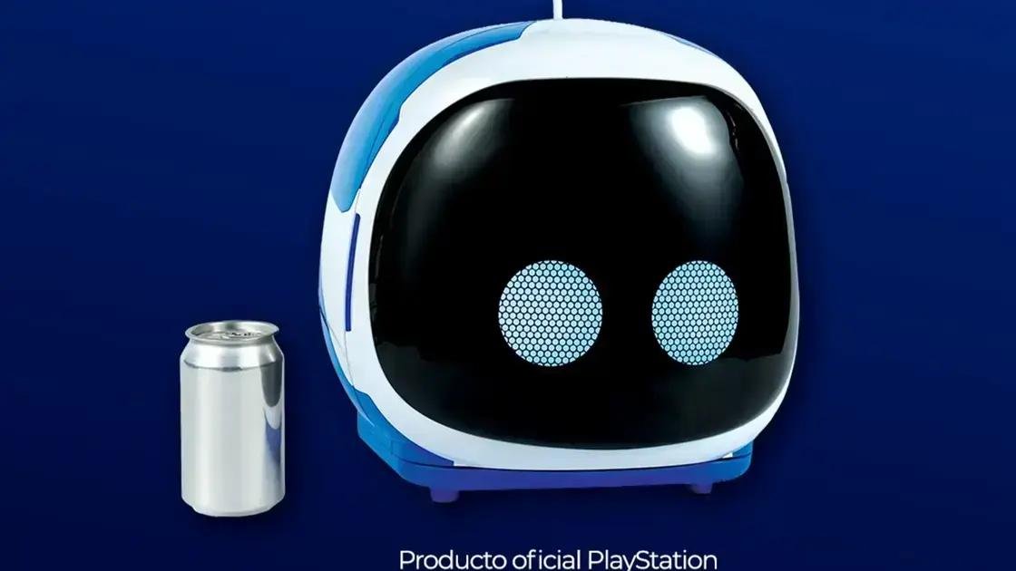 Compre a nova nevera oficial de Astro Bot exclusivamente na GAME!